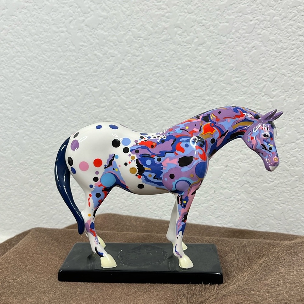 2003 Trail of Painted Ponies Item No 1466 Mosaic Appaloosa Porcelain Figurine